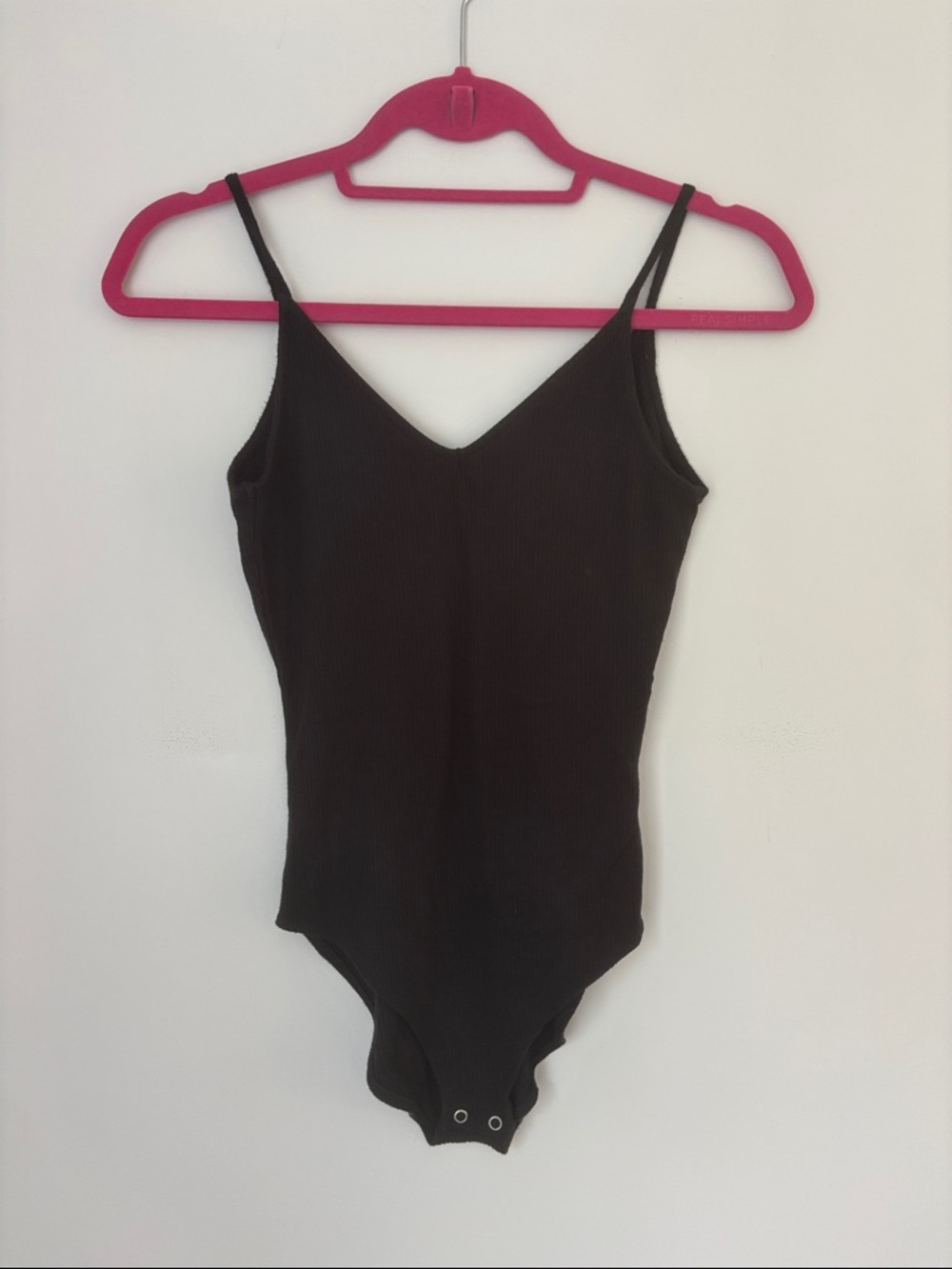 American Eagle Outfitters Black Soft & Sexy Ribbed Bodysuit Size Small